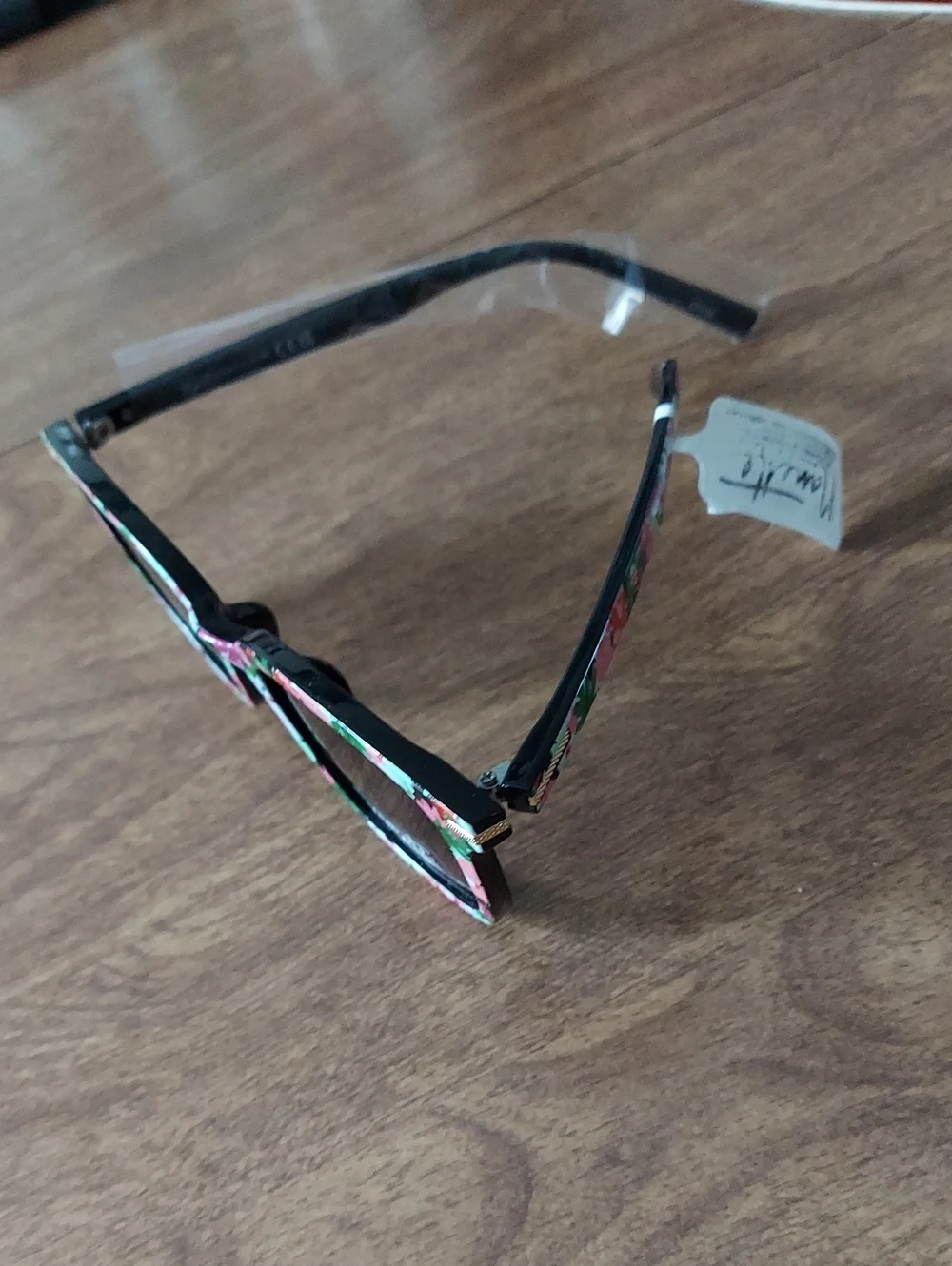Nanette Lepore Floral Green Pink Sunglasses